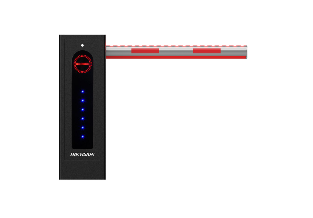 DS-TMG300-D/A/B (30 Series Straight Pole Barrier Gate With LED Light Bar and Body Indicators)